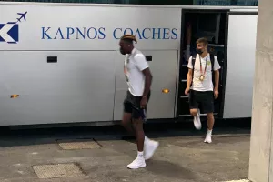 Η άφιξη της ΑΕΚ (φώτος)