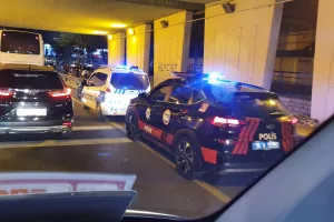 ΦΩΤΟΣ kerkida/Παντού αστυνομία περιμετρικά του «Şükrü Saracoğlu»