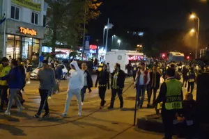 "Τίγκα" οι δρόμοι με φιλάθλους της Φενέρ (φώτος kerkida)