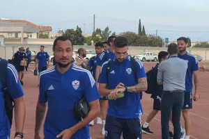 Άφιξη αποστολής ΑΝΟ με... κίνηση Λάρκου! (Φώτος Kerkida)