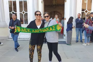 Άντρη και Μαριλένα... ΑΕΚ 