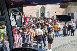 (Φώτος) Ουρές για Αγιά Σοφιά! 