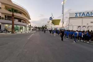 (Ανόρθωση-Απόλλων) Ισχυρή Αστυνομική παρουσία-Εκεί και ο Αίαντας (φώτος)