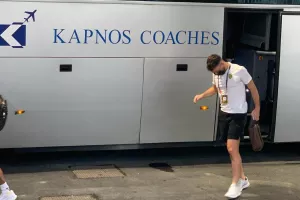 Η άφιξη της ΑΕΚ (φώτος)
