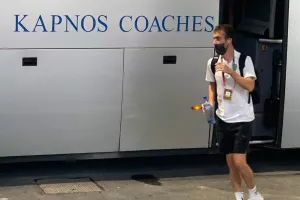 Η άφιξη της ΑΕΚ (φώτος)