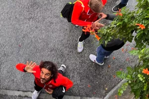 ΦΩΤΟΣ από την άφιξη της Νέας Σαλαμίνας