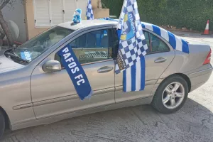 Ετοιμάζονται οι Παφίτες, στα 'μπλε" τα αυτοκίνητα! (φώτος)