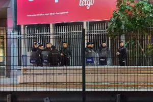 ΦΩΤΟΣ kerkida/Παντού αστυνομία περιμετρικά του «Şükrü Saracoğlu»