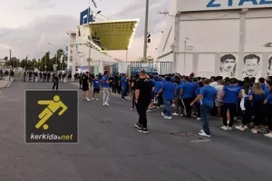 (Ανόρθωση-Απόλλων) Ισχυρή Αστυνομική παρουσία-Εκεί και ο Αίαντας (φώτος)