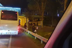 ΦΩΤΟΣ kerkida/Παντού αστυνομία περιμετρικά του «Şükrü Saracoğlu»