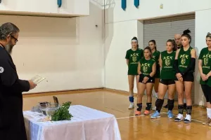 O καθιερωμένος αγιασμός της ΑΕΚ (φώτος)