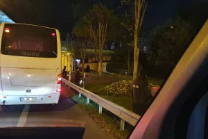 ΦΩΤΟΣ kerkida/Παντού αστυνομία περιμετρικά του «Şükrü Saracoğlu»