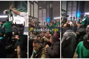 (ΒΙΝΤΕΟ Kerkida) Πάρτι... στο Μάντσεστερ οι Ομονοιάτες