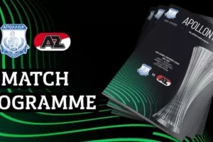 Απόλλων/Το συλλεκτικό πρόγραμμα αγώνα με ΑΖ Άλκμααρ