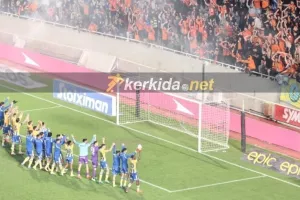 (ΦΩΤΟΣ-ΒΙΝΤΕΟ Kerkida) Υπό τον ήχο του ύμνου... ΟΛΕ-ΟΛΕ-ΟΛΕ!