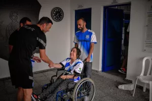 Η Ευαγγελία στο προπονητικό κέντρο του Απόλλωνα (φώτος)