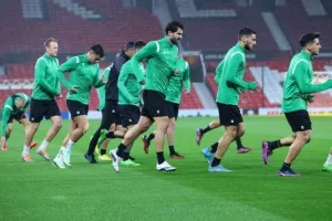 Ομόνοια: Προπόνηση στο "Old Trafford" (φώτος)