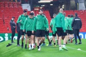 Ομόνοια: Προπόνηση στο "Old Trafford" (φώτος)