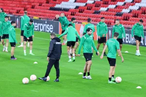 Ομόνοια: Προπόνηση στο "Old Trafford" (φώτος)