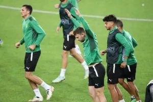 ΑΕΚ: Η τελευταία προπόνηση στο Sukru Saracoglu (φώτος)