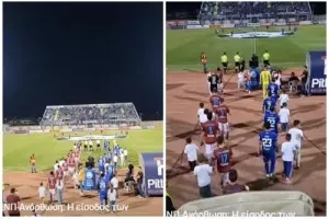 Η είσοδος ΕΝΠ και Ανόρθωσης στο "Τάσος Μάρκου" (βίντεο)