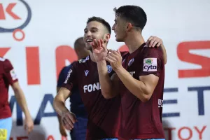 ENΠ - Νέα Σαλαμίνα: "Βυσσινί" τρίποντο με Ρουσιά και Ντα Σίλβα! (φώτος)