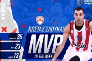 Basket League: Δεύτερος MVP o Σλούκας!