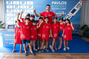 Ο Παύλος Κοντίδης μύησε παιδιά και νέους στο  άθλημα της ιστιοπλοΐας