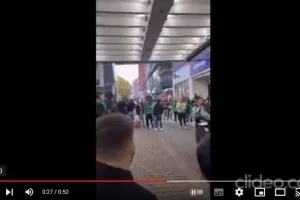 Πρασίνισαν το Manchester Arndale οι Ομονοιάτες (ΒΙΝΤΕΟ)