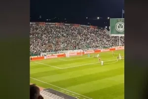 (Βίντεο από Δυτική) Η "έκρηξη" στο γκολ του Ανσαριφάρντ