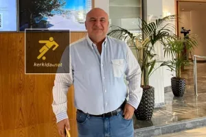Χαμογελαστός ο Πρόεδρος της ΑΕΚ 