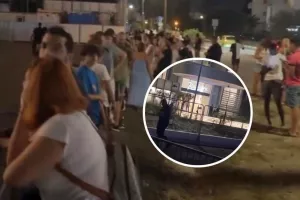 (Φώτος) Περιμένουν την αποστολή της Γιουνάιτεντ, περίφραξη έξω από το ξενοδοχείο! 