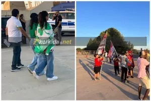 Μαζεύονται... οι Ομονοιάτες, παρουσία και "Κόκκινων Διαβόλων" (φώτος Kerkida)