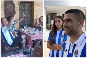 Mε 200 Βάσκους στην Λευκωσία η Σοσιεδάδ - "Θέλουμε να κερδίσουμε την Ομόνοια" (φώτος)
