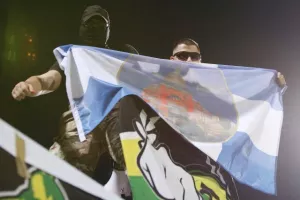 (Φωτορεπορτάζ) Οι φίλοι της ΑΕΚ στην "Αρένα"