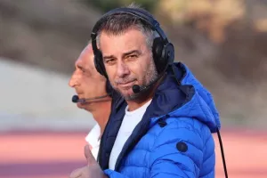 Ο Γρηγόρης με τον κόουτς... 