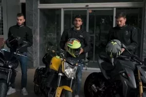 "Ανέβηκαν" στις μηχανές οι Μάτι, Πίττας, Παπαφώτης και "έφτασαν" στο νέο γήπεδο Λεμεσού! (βίντεο)