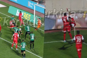 ΦΩΤΟΣ/To 1-0 του Ντορεγκαράι και ο πανηγυρισμός... καράτε στο σημαιάκι!