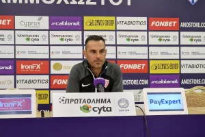 "Μισώ να ακούω ότι παίζεις καλά, αλλά στο τέλος χάνεις-Επηρέασε πολύ ο κόσμος της Ανόρθωσης"