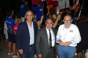 Στην τελετή έναρξης του Παγκοσμίου Πρωταθλήματος Ιστιοσανίδας Techno 2022 ο Πρόεδρος του ΚΟΑ