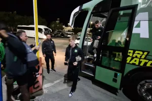 Η άφιξη του Άρη στο "Αντώνης Παπαδόπουλος" 