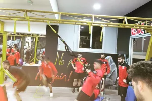 Σε κλειστό χώρο η προπόνηση (φώτος)