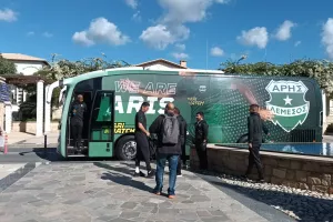 (ΒΙΝΤΕΟ-ΦΩΤΟΣ) Πριν το ντέρμπι κορυφής, κάτι... διαφορετικό για καλό σκοπό!