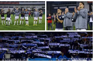 (Φώτος) Ζεστό χειροκρότημα εκατέρωθεν από παίκτες και κόσμο