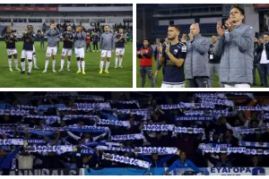 (Φώτος) Ζεστό χειροκρότημα εκατέρωθεν από παίκτες και κόσμο