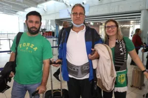ΦΩΤΟΣ/Πέταξε για Γαλλία η ΑΕΚ - Μαζί της το kerkida.net