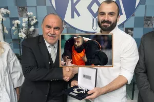 Ο ΚΟΑ τίμησε τον επιτηρητή ασφαλείας Νίκο Γενναδίου (Βίντεο)