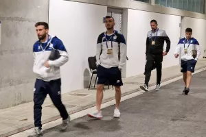 Η άφιξη της Εθνικής μας (Φώτος Kerkida)