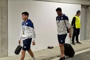Η άφιξη της Εθνικής μας (Φώτος Kerkida)