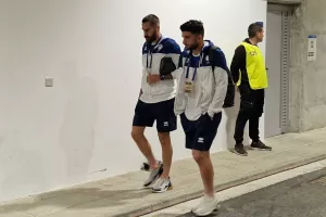 Η άφιξη της Εθνικής μας (Φώτος Kerkida)